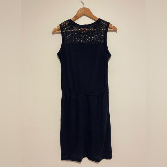Joe Fresh Size Small Crochet Top Navy Dress - Picture 7 of 9